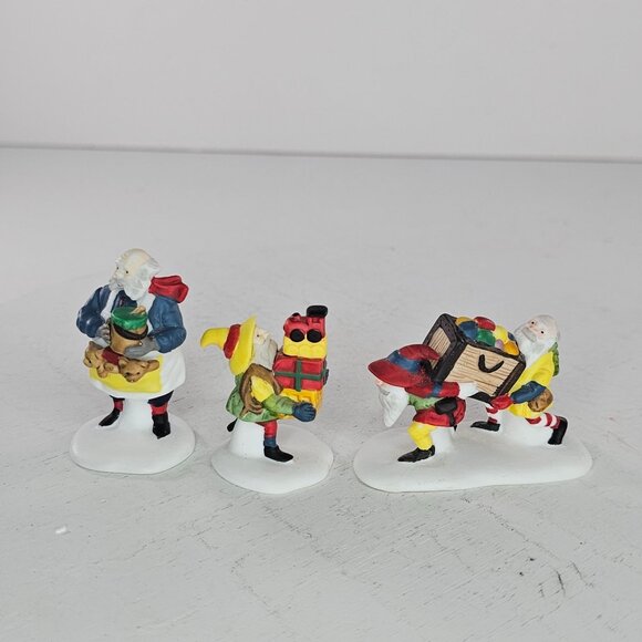 Department 56 North Pole Series Santa Toymaker Elves Figures 3-Piece Set - Picture 8 of 8